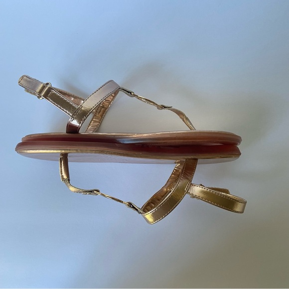 Michael Kors Jaylyn 3 Rose Gold Sandals Size 3 - Picture 4 of 11